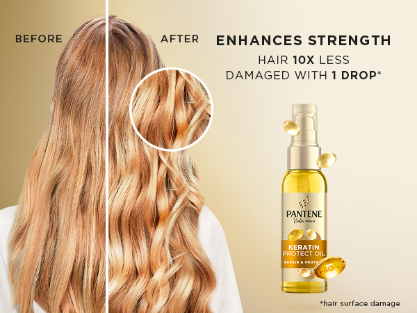 Pantene-Pro-V Keratin Treatment Hair Oil, Hair Repair & Protect-100ml