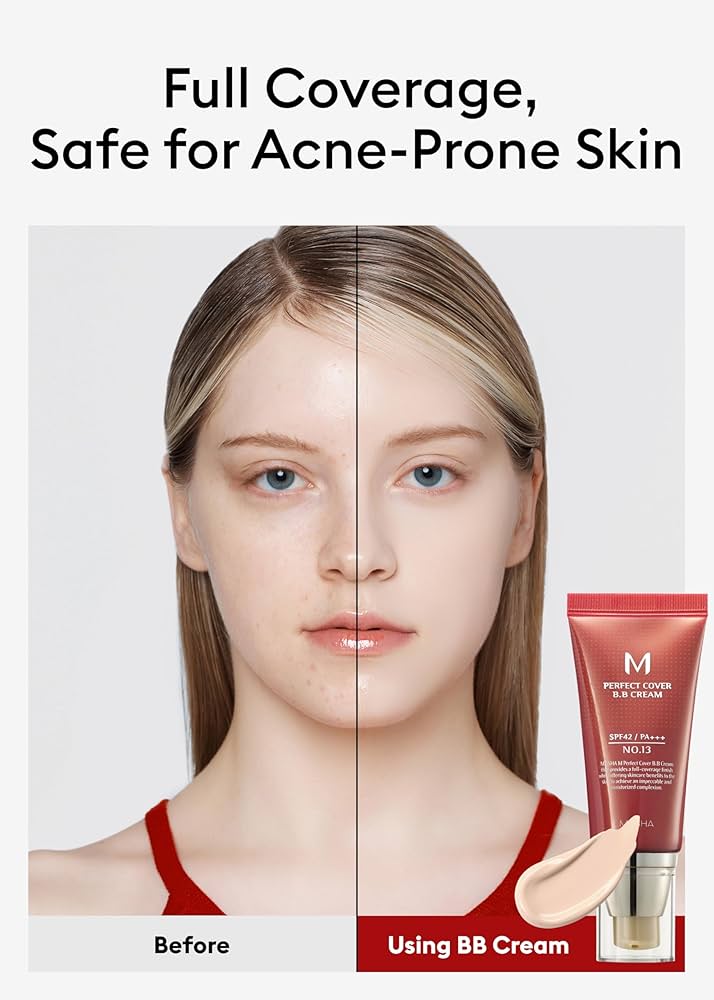 Missha- M Perfect Cover BB Cream No.13 Bright Beige - Fair 