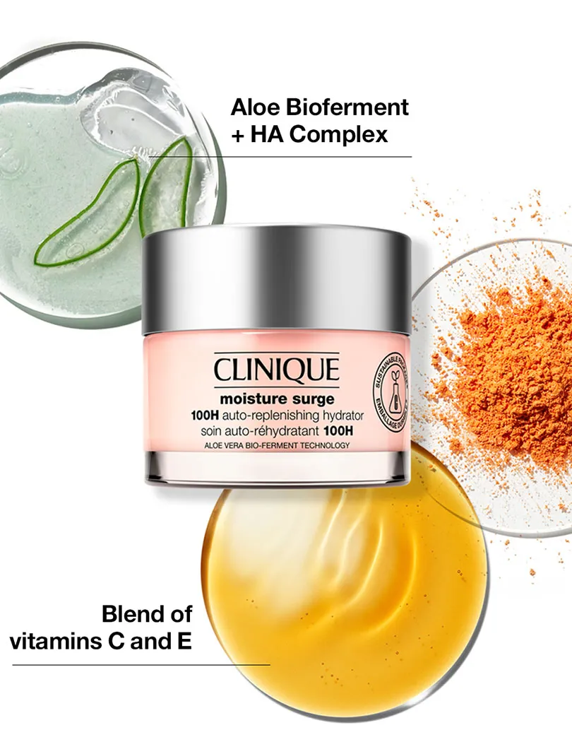 Clinique-Moisture Surge 100H Auto-Replenishing Hydrator Oil Free-50ml
