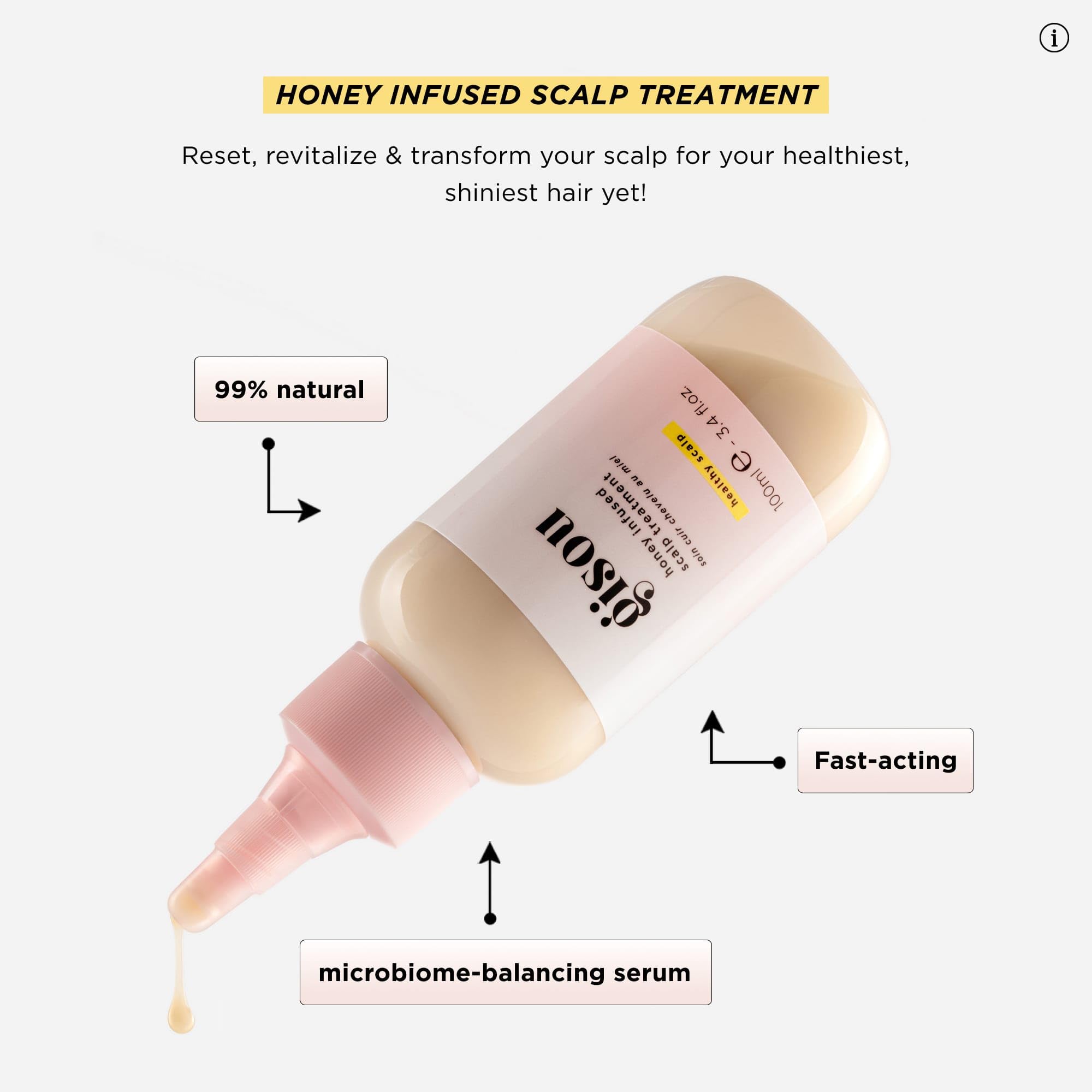 Gisou-Honey Infused Scalp Treatment-100ml