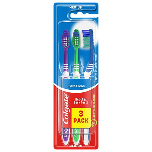 Colgate-Pack Of 3 Colgate 360 WholeMouth Clean Toothbrush Tooth Brush