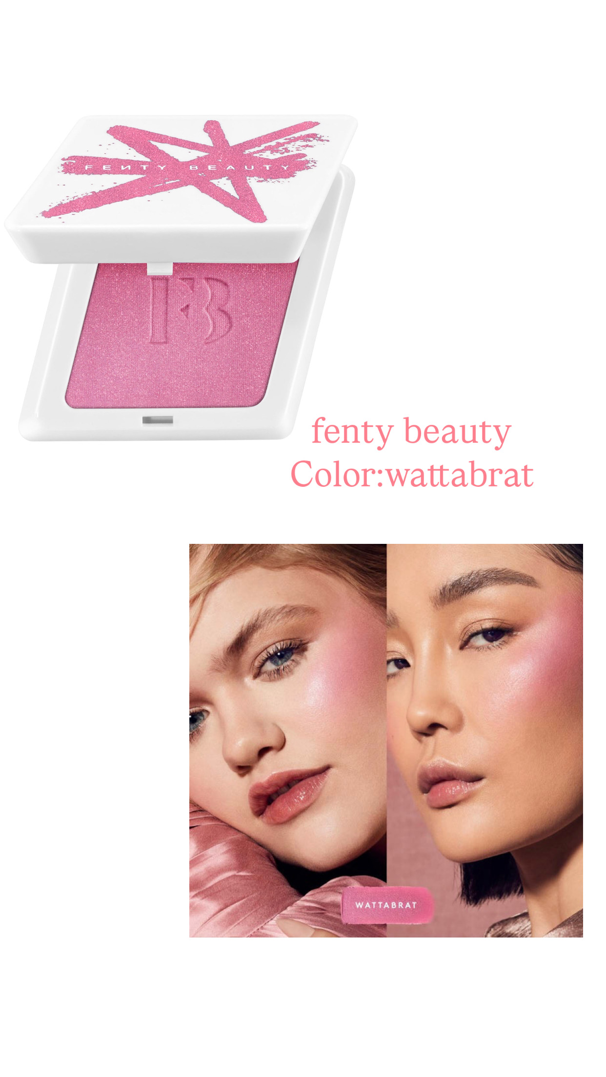 Fenty Beauty - Cheeks Suede Waterproof Powder Blush-wattabrat