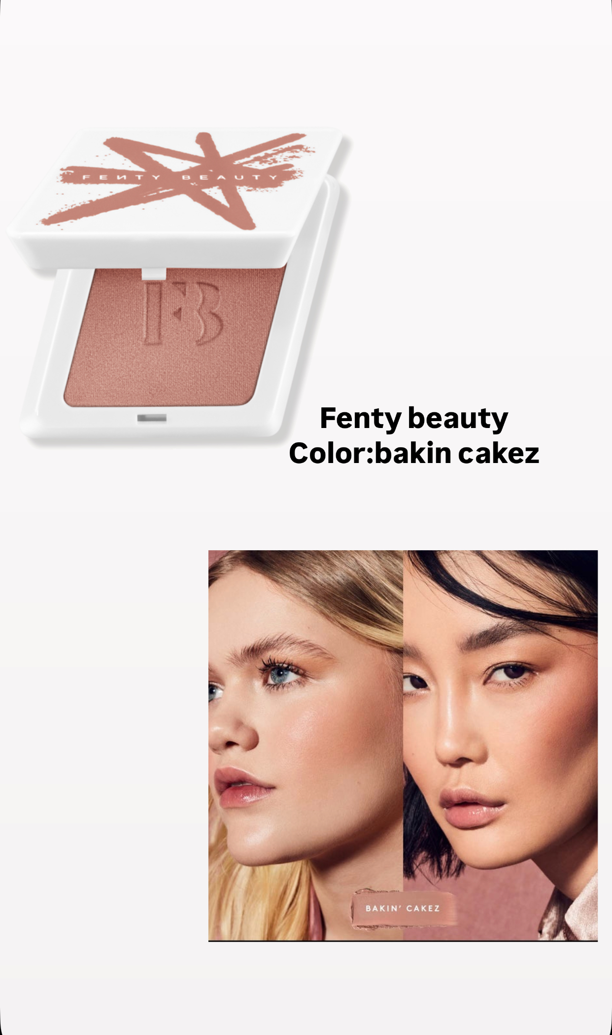 Fenty Beauty - Cheeks Suede Waterproof Powder Blush-bakin cakez