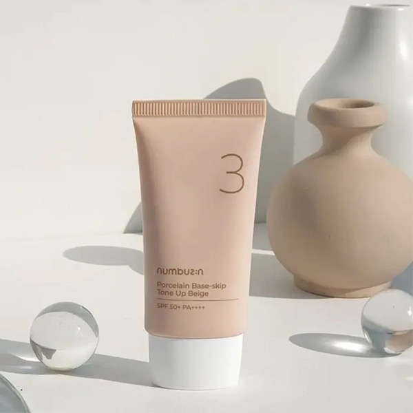 numbuzin - No. 3 Porcelain Base-Skip Tone Up Beige-50ml