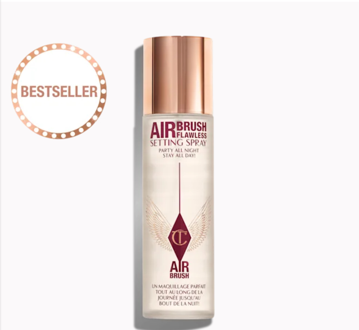Charlotte-Lightweight, WATERPROOF setting spray to prim-100ml