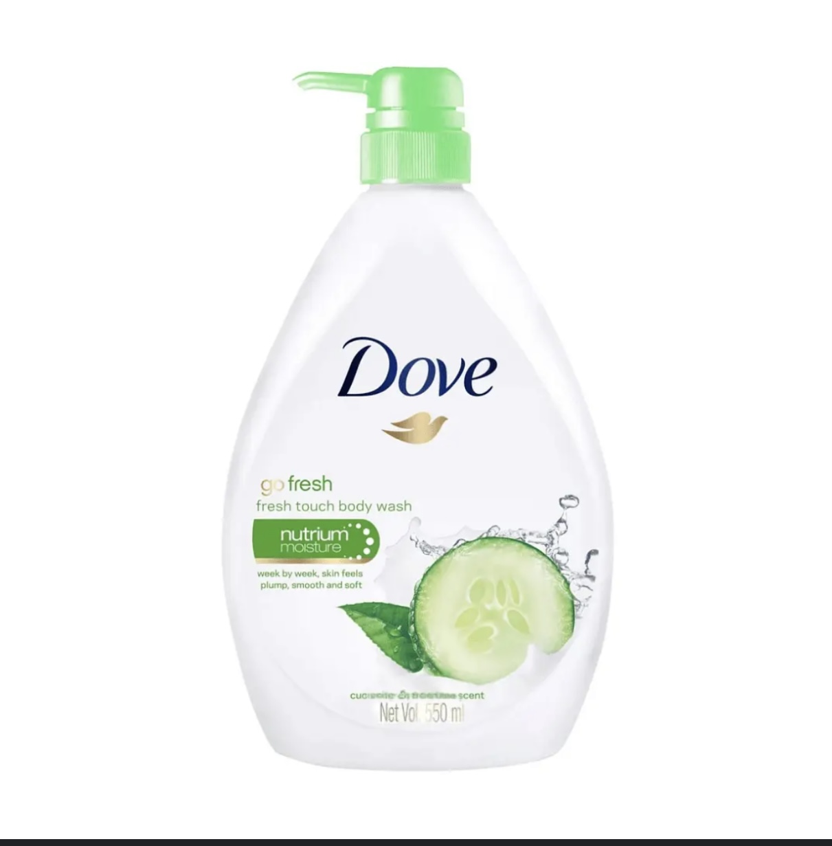 Dove Go Fresh Nourishing Body Wash, Cucumber and Green -550ml