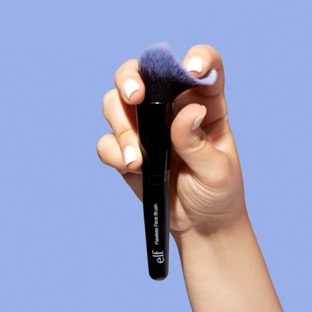 Elf Flawless Face Brush, Synthetic Makeup Brush For Contour 