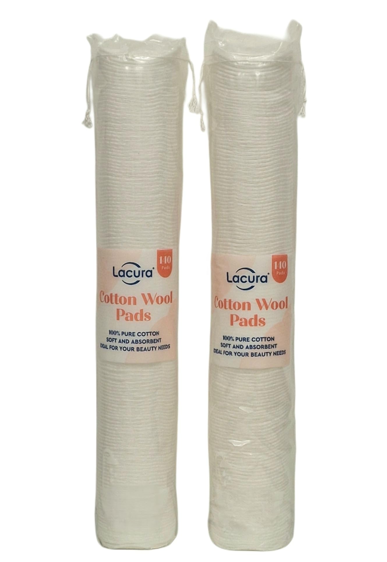 Lacura Pure Cotton Wool Pad-140 pads
