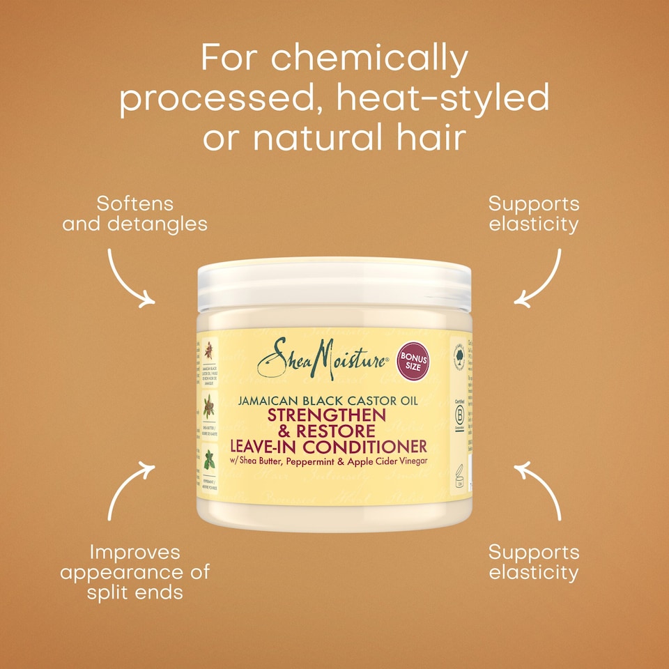 shea moisture strengthen & restore leave-in conditioner-