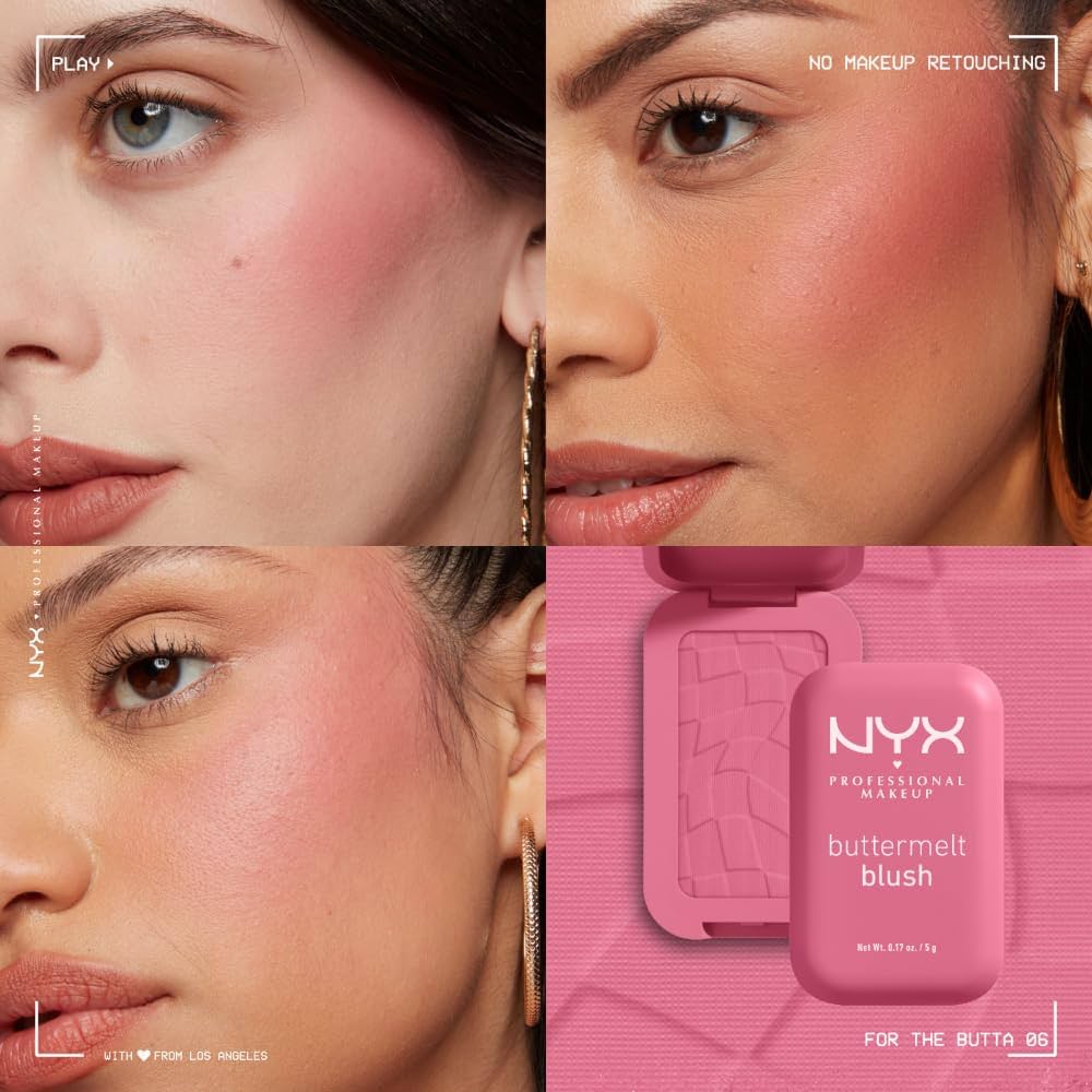 Nyx Buttermelt Powder Blush-For the butta