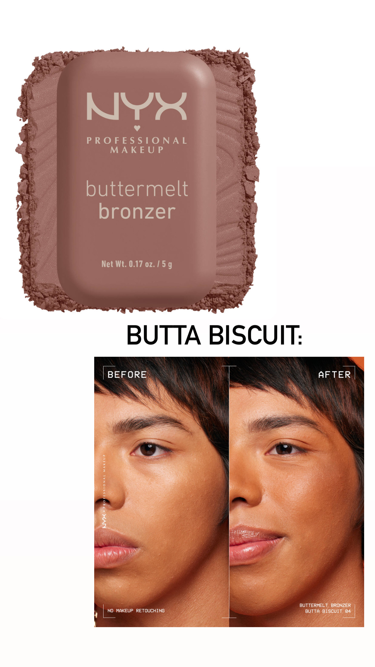 Nyx Buttermelt Powder Blush-Butta biscuit