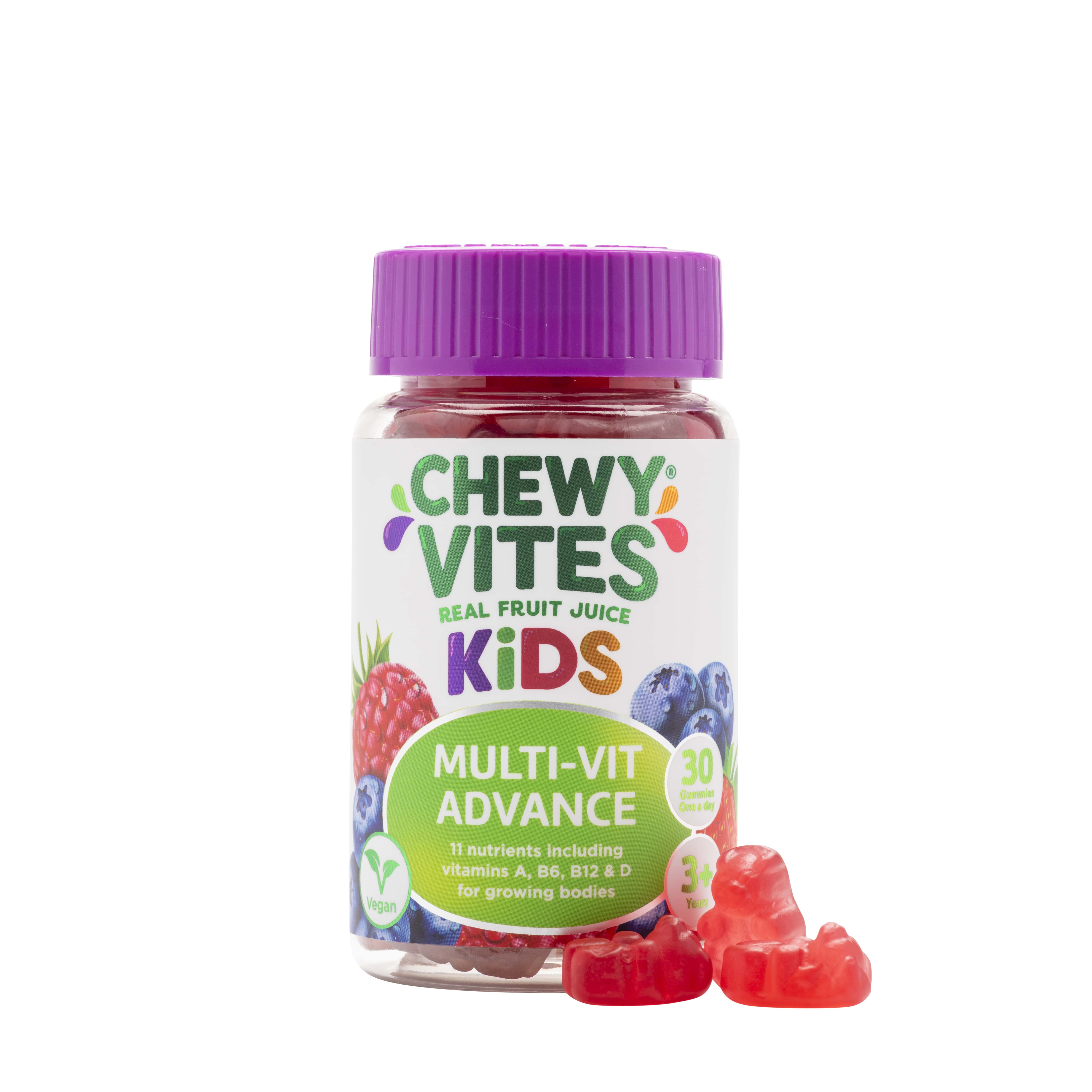 Chewy Vites Kids Multivitamin Advance, 30 Kids Vitamins Gummies