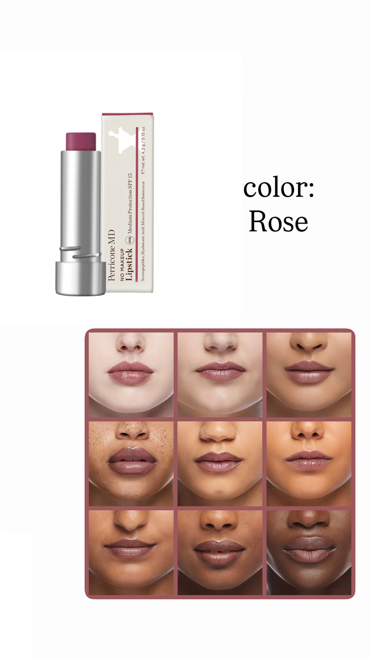 Perricone MD No Makeup Lipstick-Rose