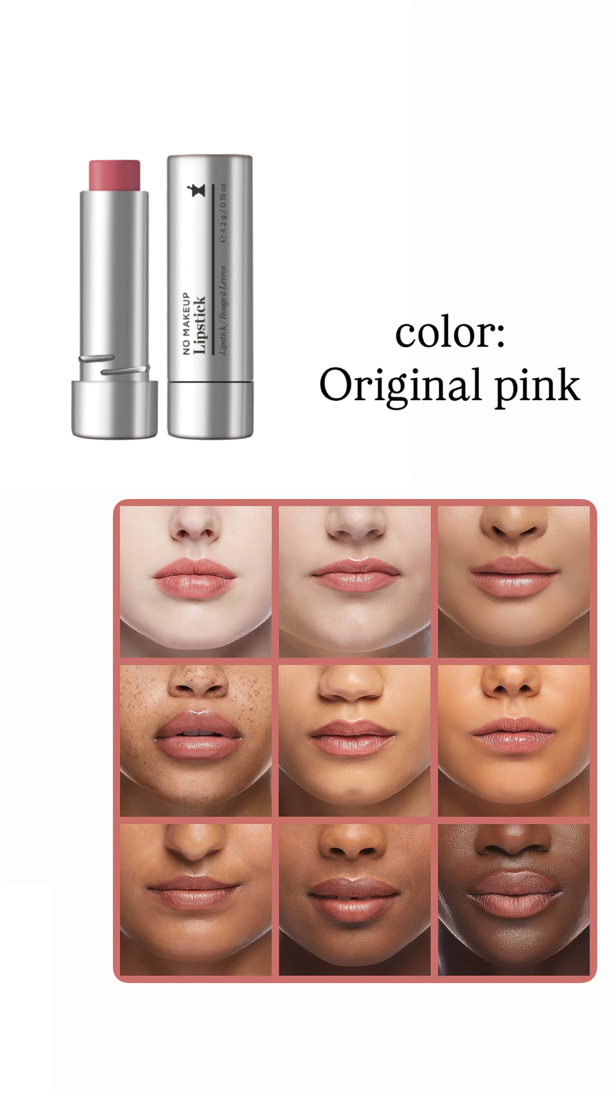 Perricone MD No Makeup Lipstick- original pink