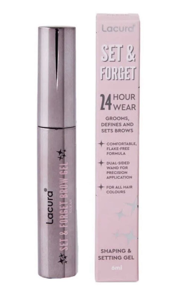 lacura set and forget brow gel