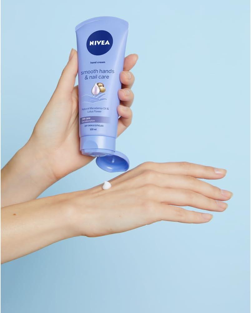 Nivea Hand Cream Smooth Hands and Nail Protection 100 ml
