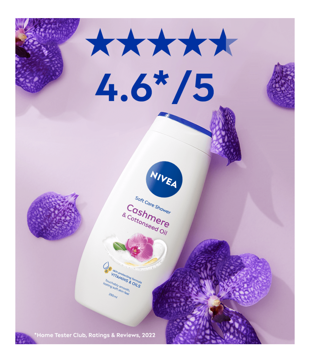 Nivea Cashmere & Cotton Oil Shower Gel (250ml), 