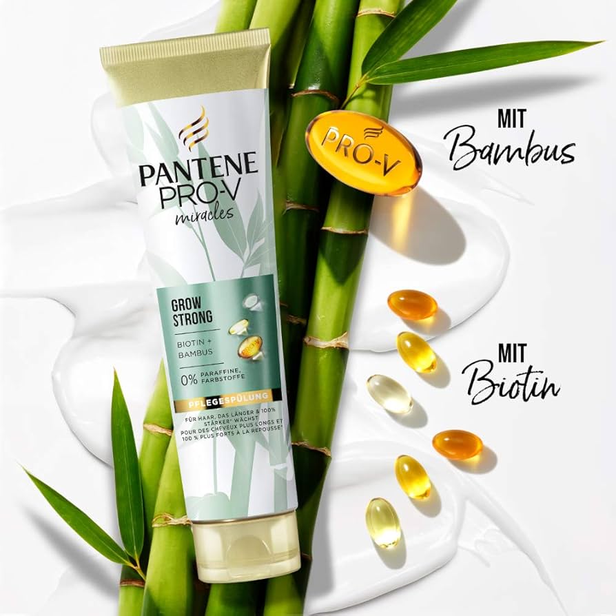 Pantene Pro-V Grow Strong Hair Conditioner With Biotin And Bamboo, 275ml