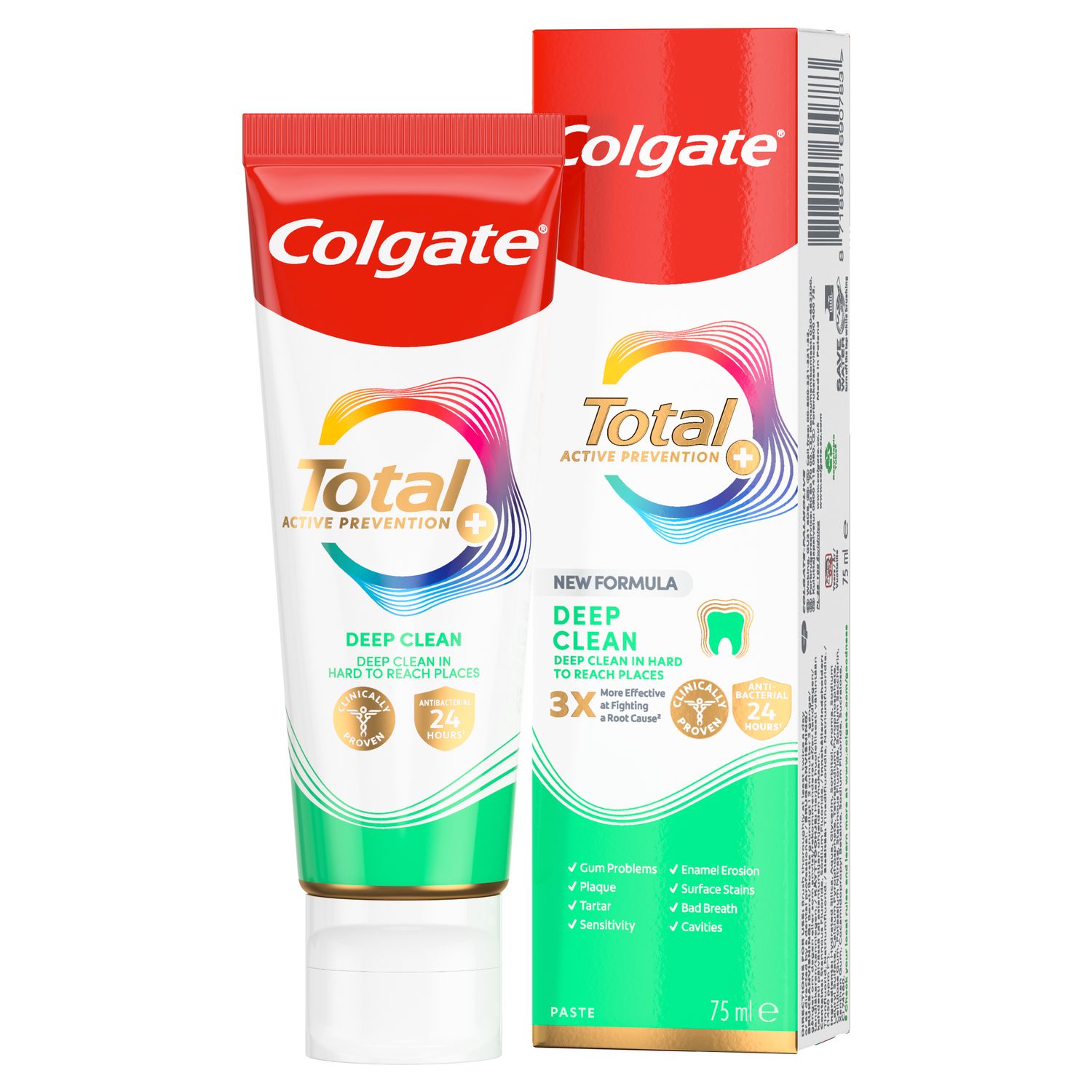 Colgate Total Active Prevention Deep Clean Toothpaste75ml