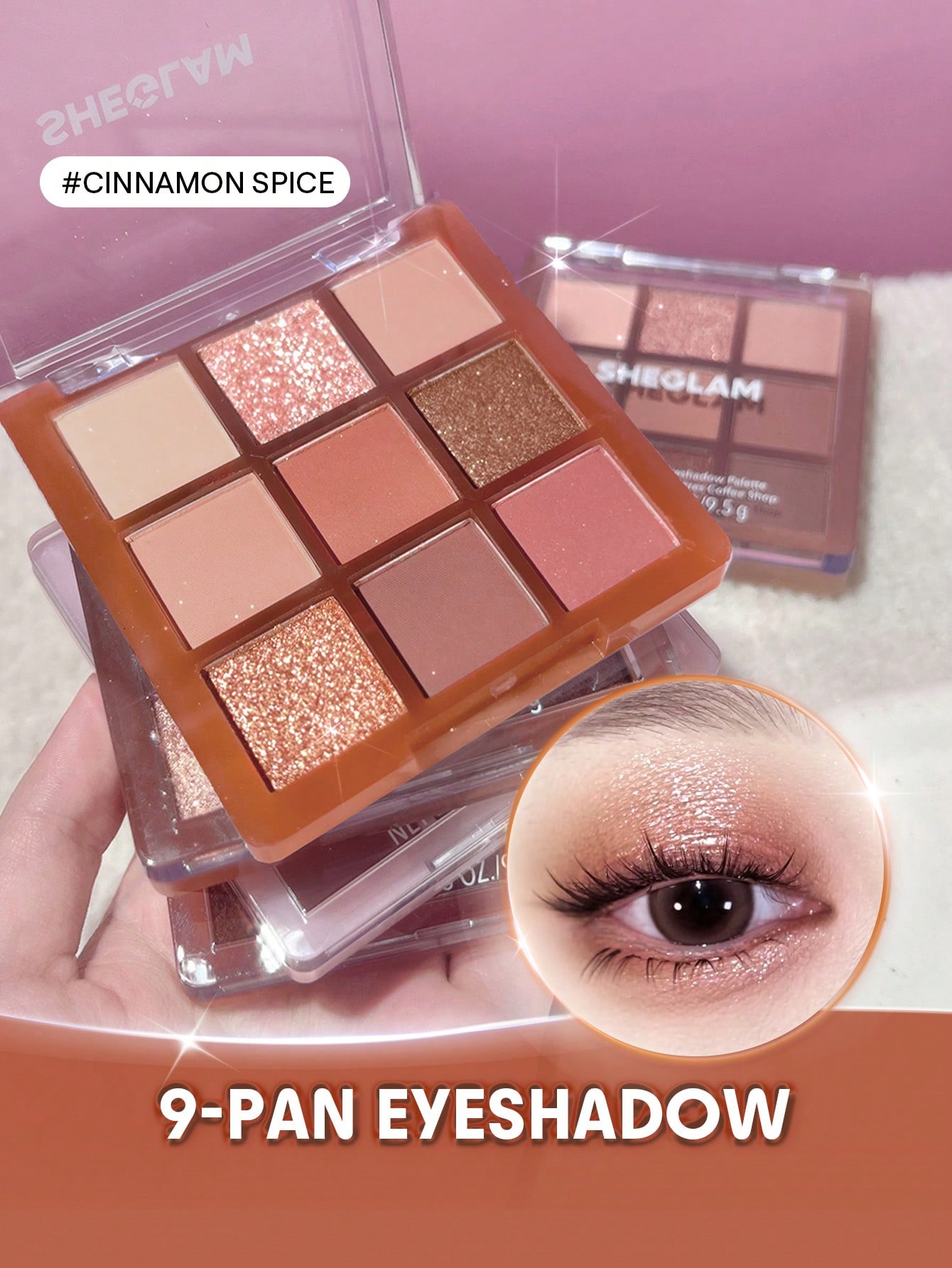 Sheglam eyeshadow palette-Cinnamon spice 