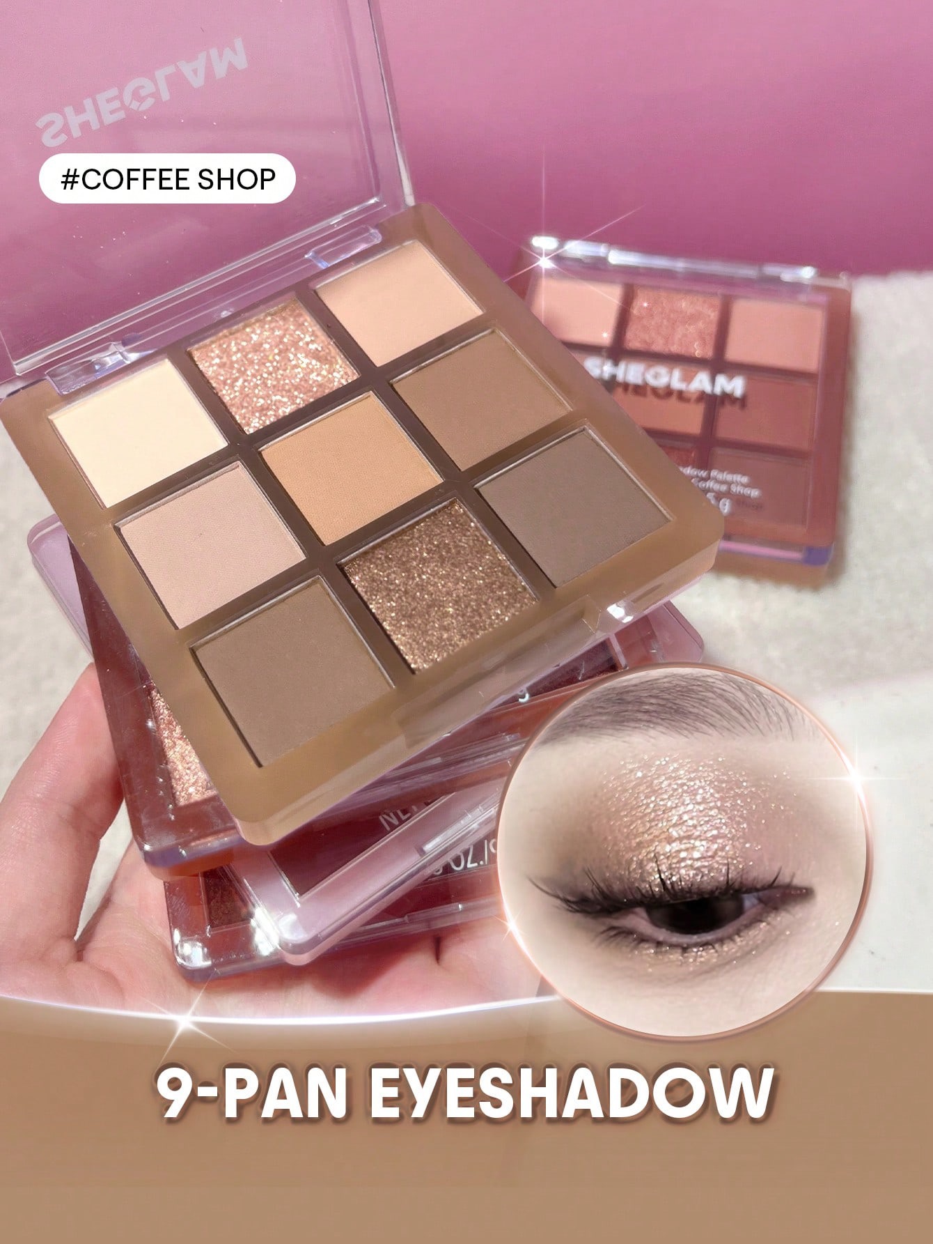 Sheglam eyeshadow palette-coffee shop 