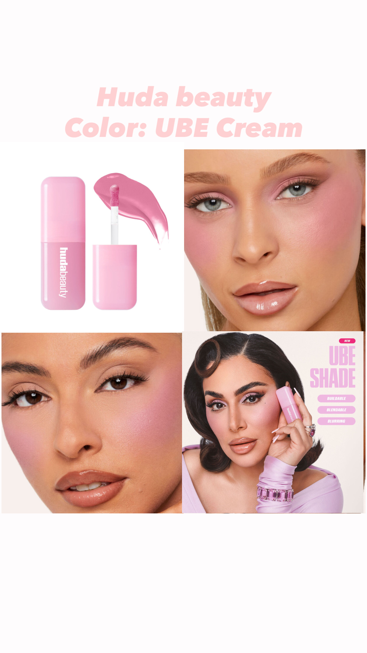 Huda beauty Blush Filter-Ube Cream