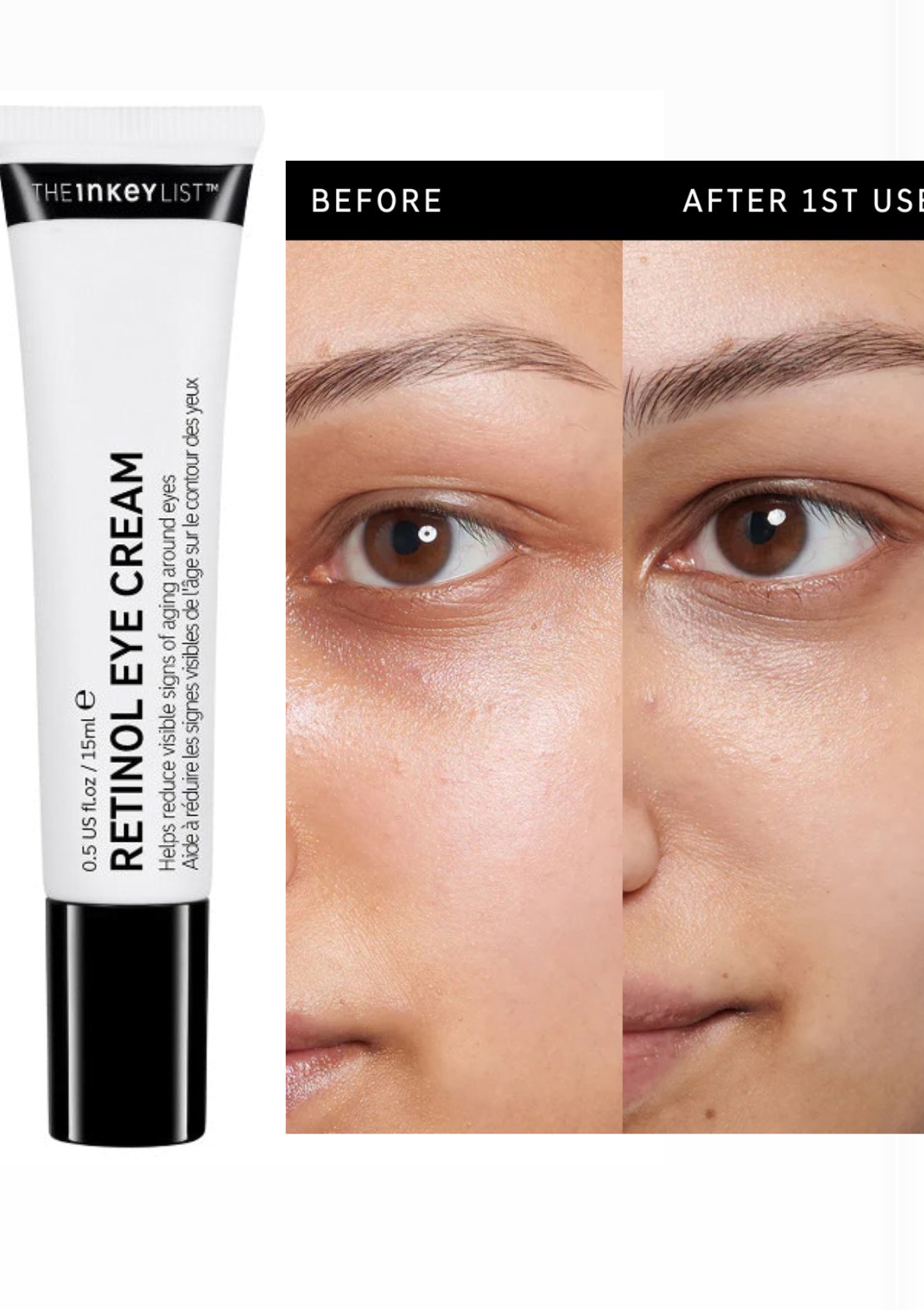 The Inkey List retinol Eye Cream 15ml