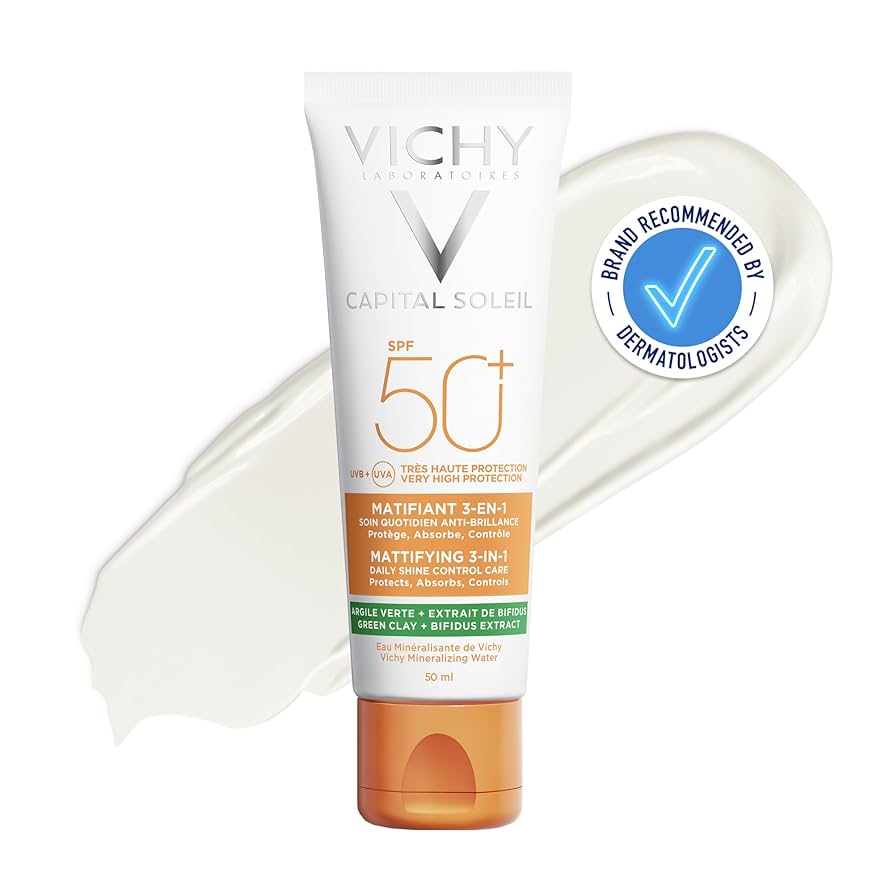 Vichy Capital Soleil Mattifying & Correcting 3-in-1 Sun Protection for Face SPF50+ 50ml
