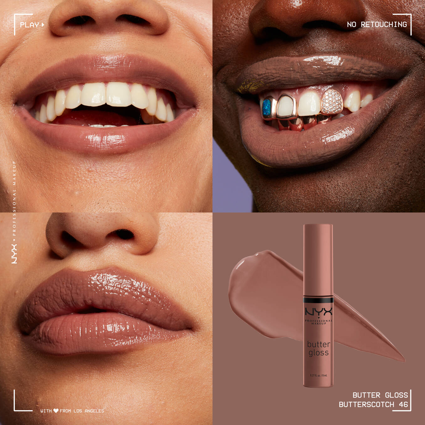 Nyx Butter Gloss, Non-Sticky Lip Gloss - Butterscotch