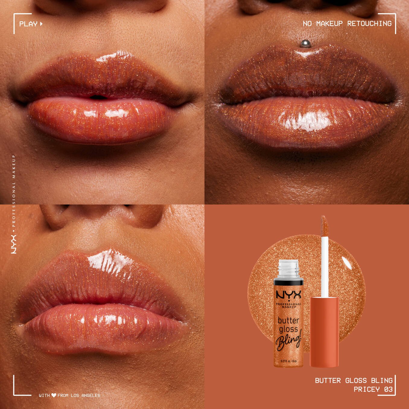 Nyx Butter Gloss, Non-Sticky Lip Gloss -pricy 
