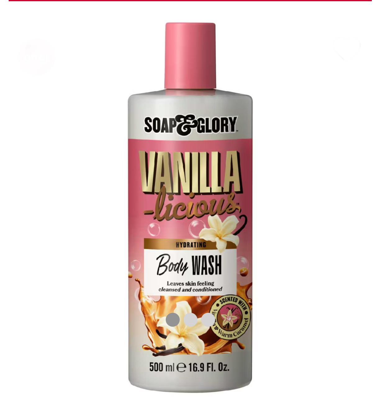 Soap & Glory Vanilla-licious Body Wash 500ml