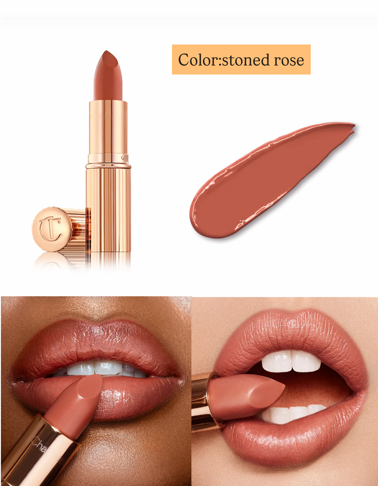 Charlotte Tilbury K.I.S.S.I.N.G Lipstick - Stoned Rose