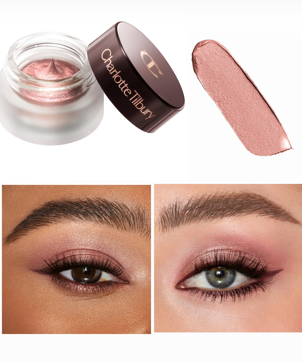Charlotte Tilbury  Eyes To Mesmerize Cream Eyeshadow-pillow talk