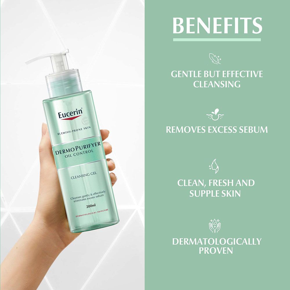 Eucerin DermoPurifyer Oil Control Face Cleansing Ge-200ml