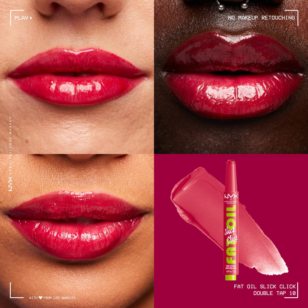 Nyx Fat Oil Slick Click Tinted Lip Balm-Double tap