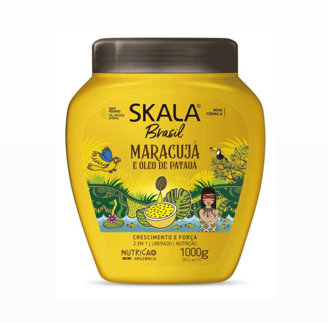 Skala Brasil - Creme de Tratamento 2 em 1 Maracuja-1000g