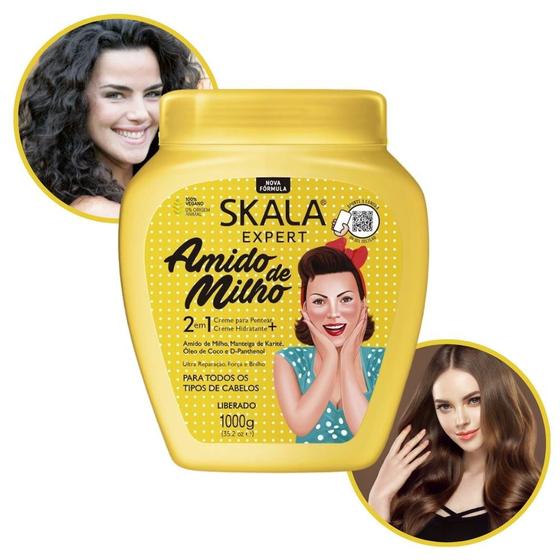 Skala Amido De Milho Creme - 1000g