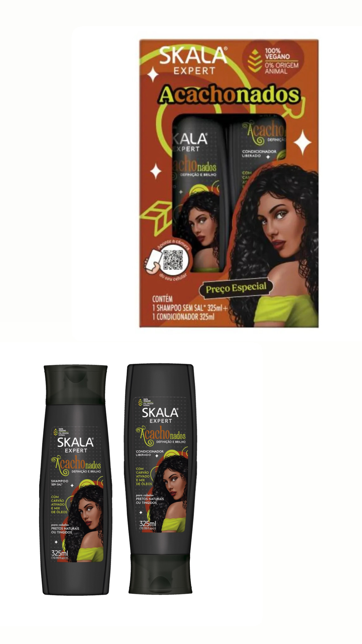 Skala Kit Shampoo & Condicionador Acachonados - 325ml