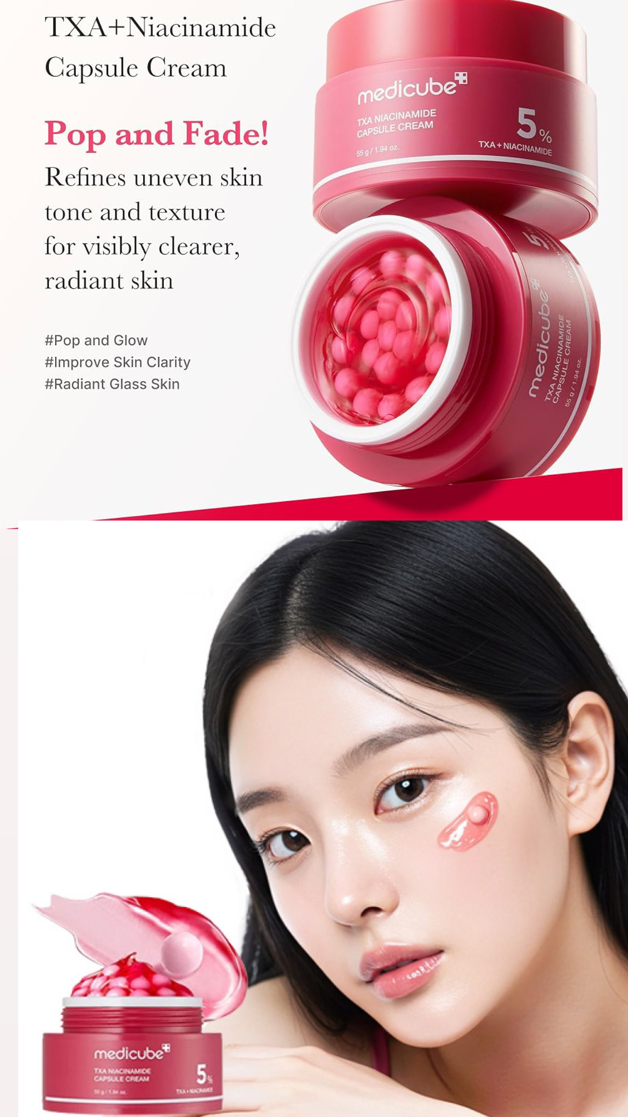 medicube - TXA Niacinamide Capsule Cream-55g