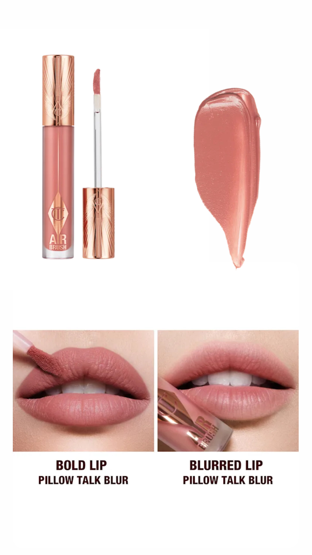 Charlotte tilbury-Pillow Talk Liquid Lipstick:-pillow talk blur