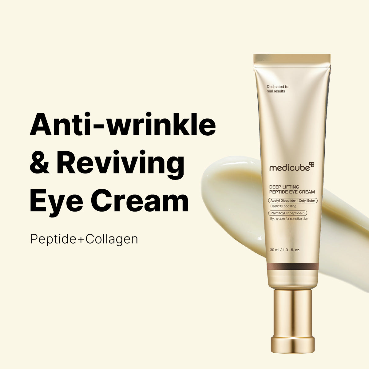 medicube deep lifting peptide eye cream 30ml