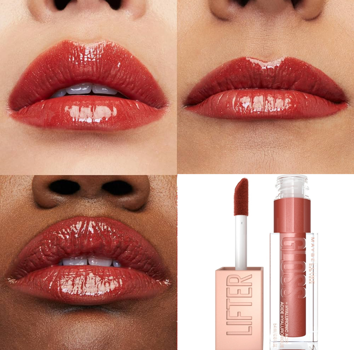 Maybelline New York Lip Gloss Lifter Gloss- 5.4ml-rust