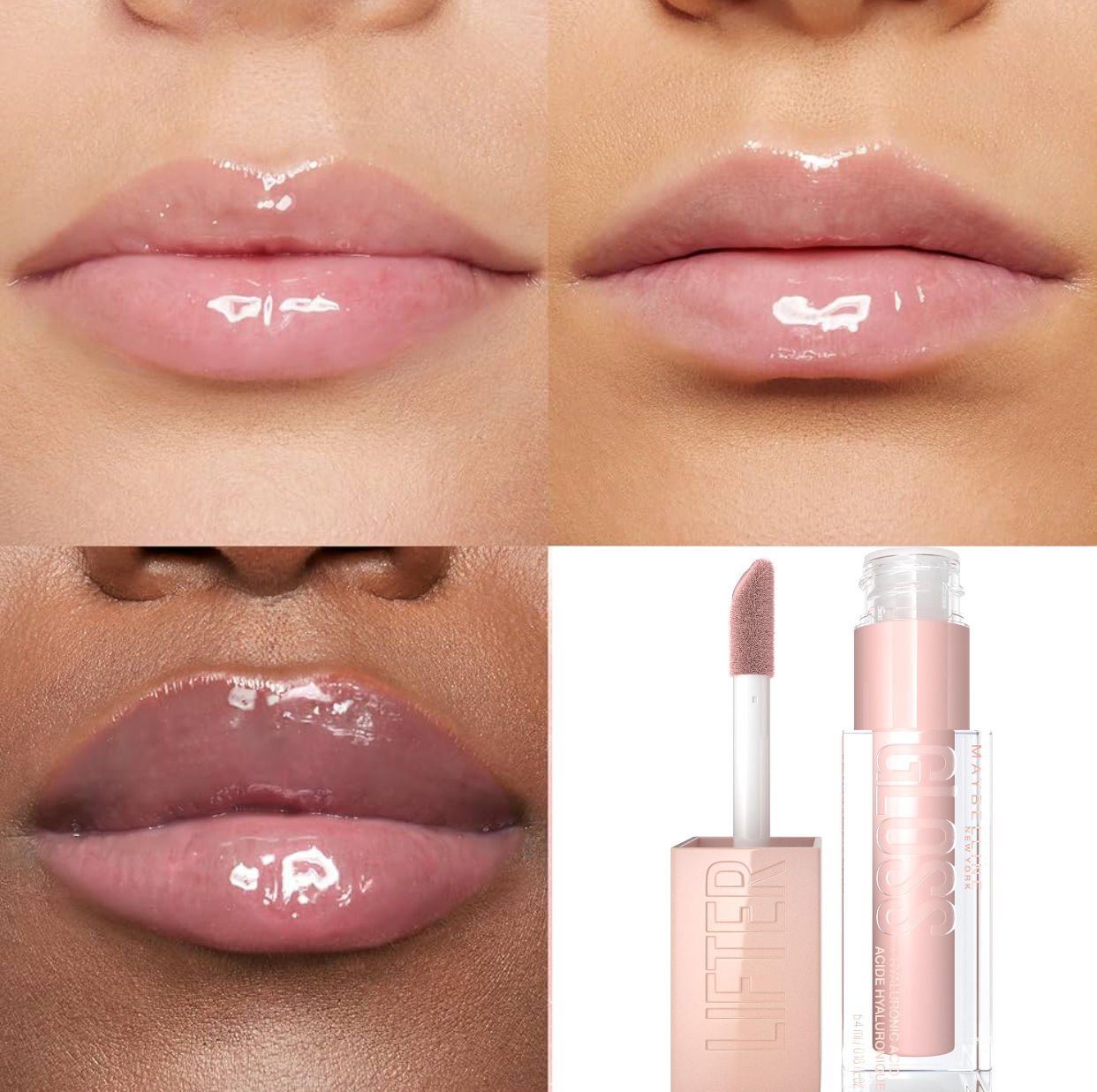  Maybelline New York Lip Gloss Lifter Gloss- 5.4ml-(002 ice)