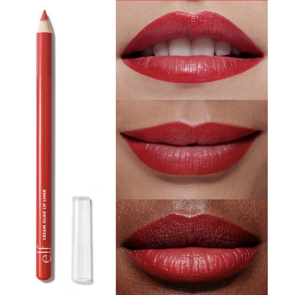 Elf Creamy lip liner pencil to shape-true red