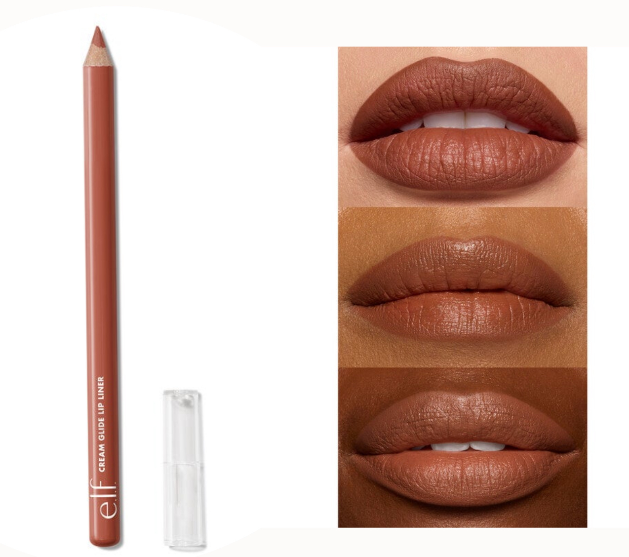 Elf Creamy cool taupe brown lip liner pencil-Espresso Martini - Cool Taupe Brown
