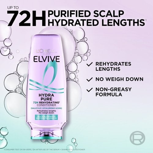 Loreal Elvive Hydra Pure 72h Rehydrating Conditioner-300ml