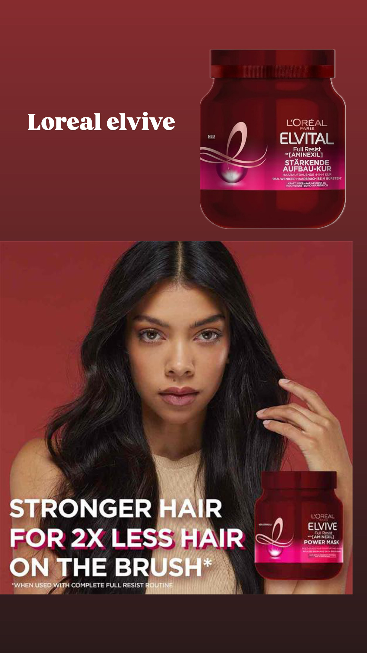 Loreal elvive full resist anti-hair loss power mask-680ml