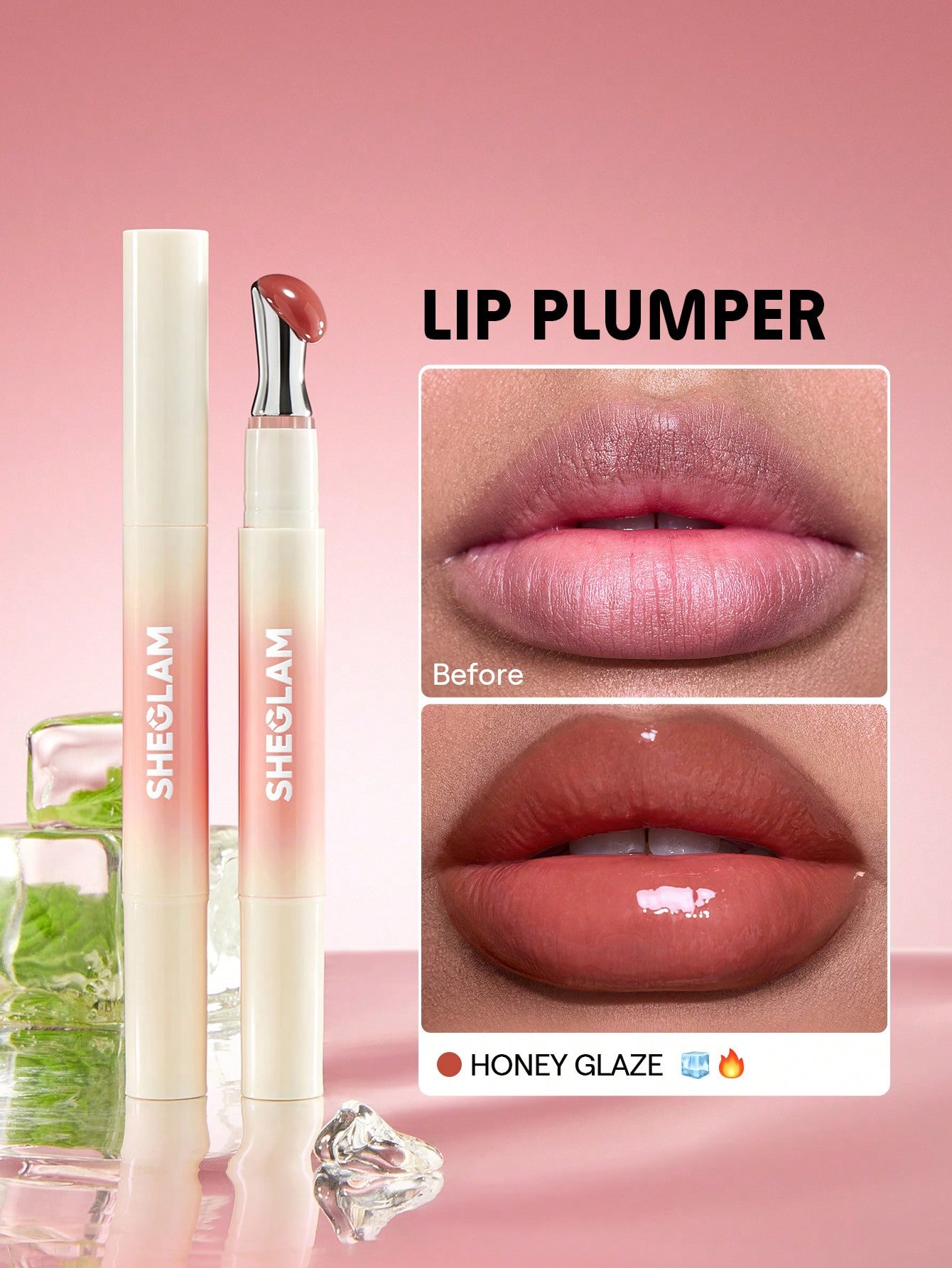 sheglam Bold Booster Lip Plumper-honey glaze
