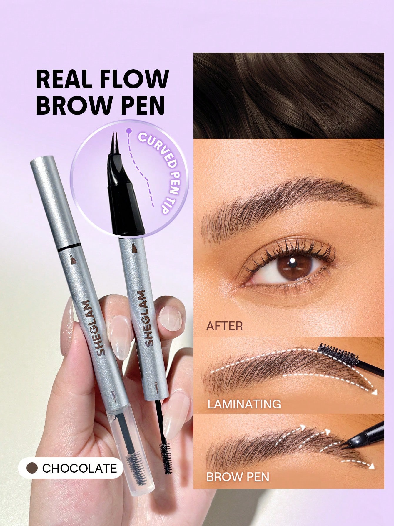 Sheglam brow pen-chocolate