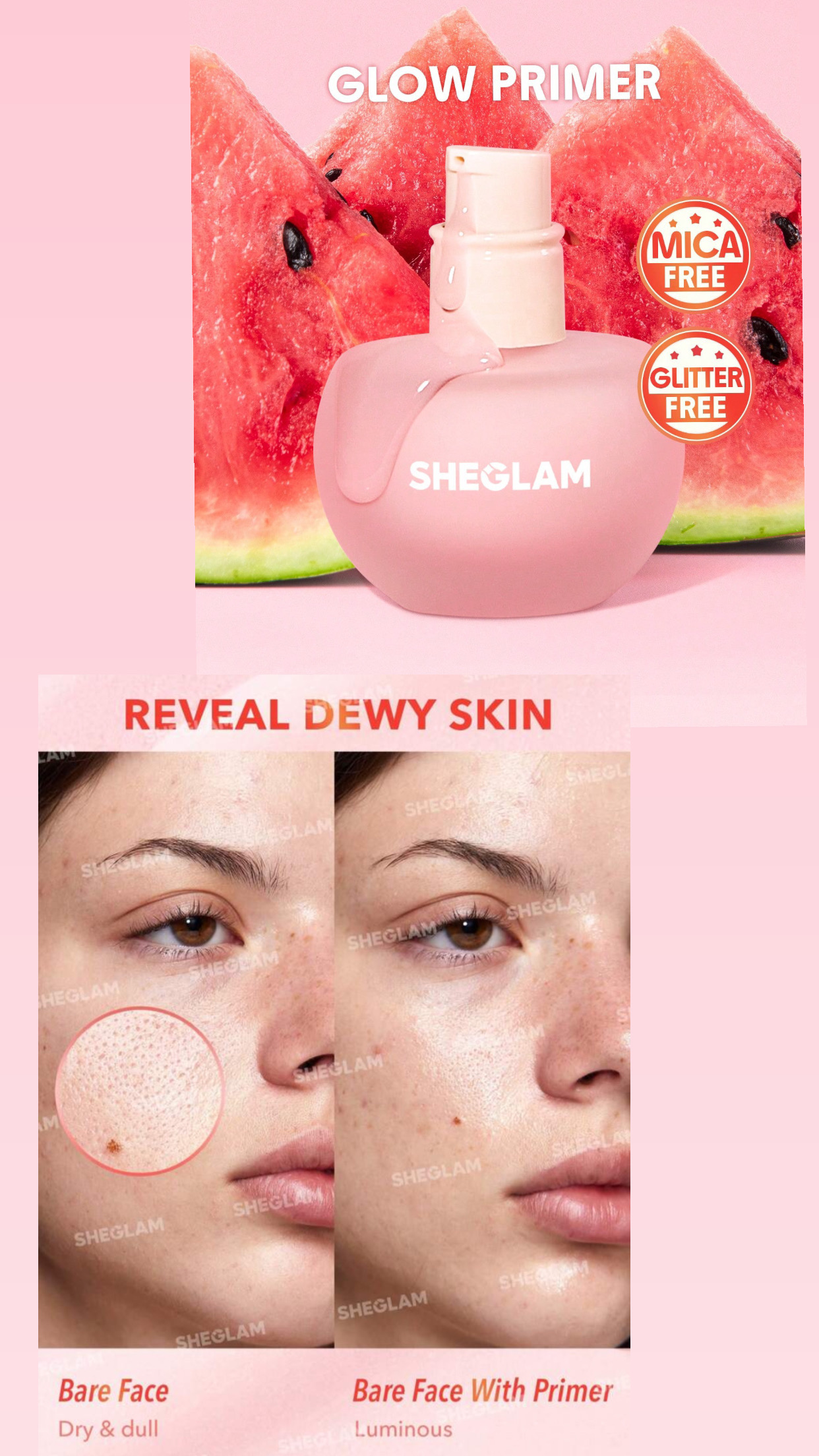 Sheglam Melon Melt Niacinamide Serum Primer
